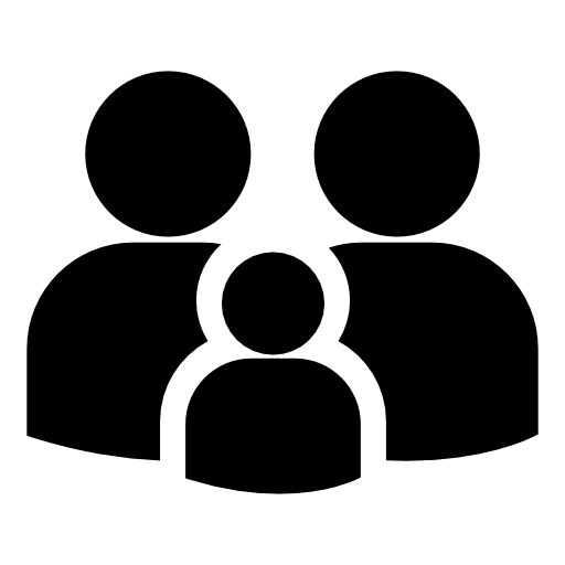 Family silhouette