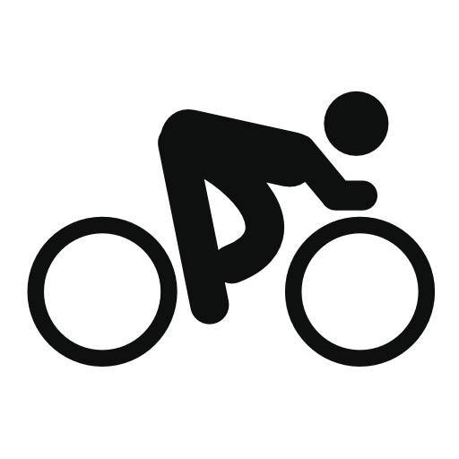 Person riding a bicycle