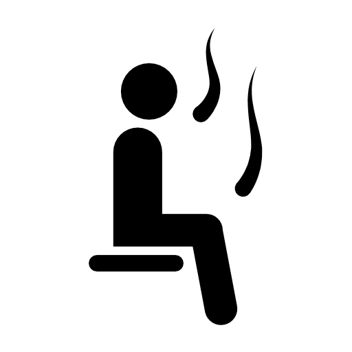 Person in sauna treatment