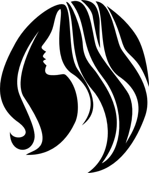 Woman with long hair