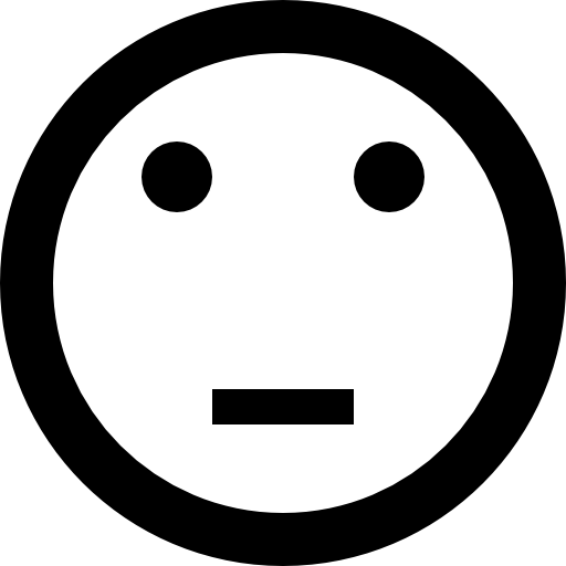 Neutral emoticon