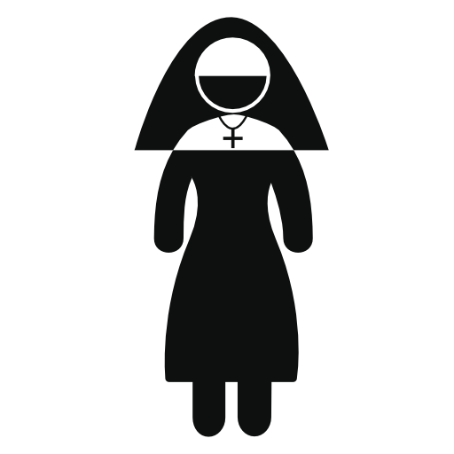 Person disguise nun