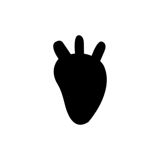 Heart silhouette