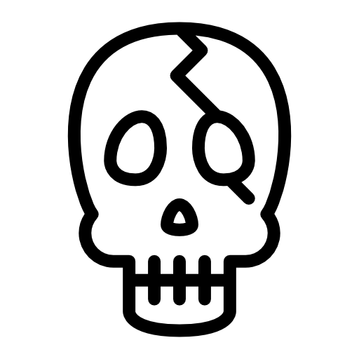 Skull outline