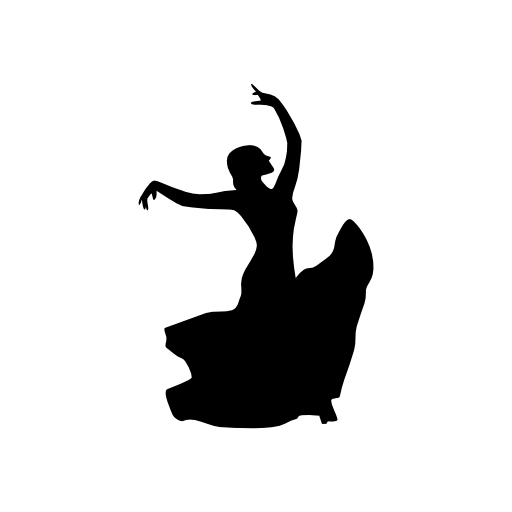 Female flamenco dancer