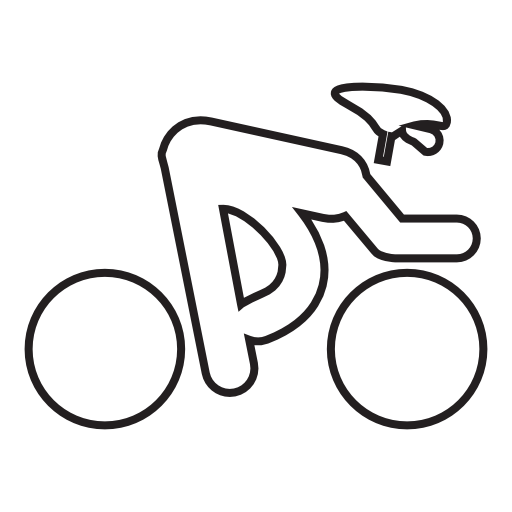 Cycling, sports, IOS 7 interface symbol