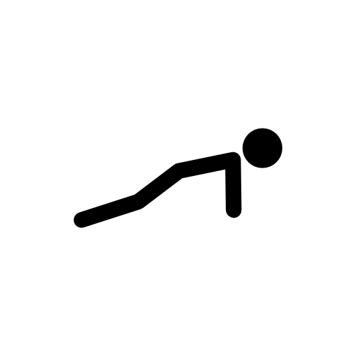 Stick man variant doing push ups