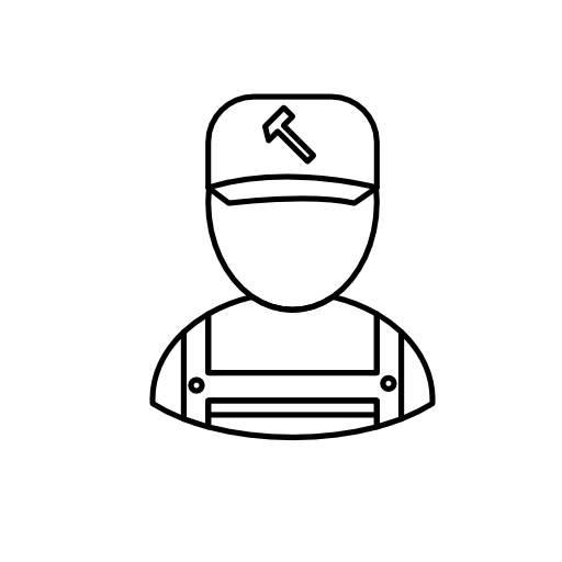 Repair guy outline