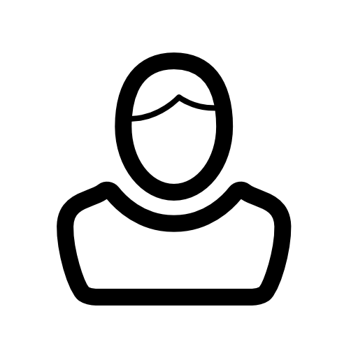 Male torso silhouette