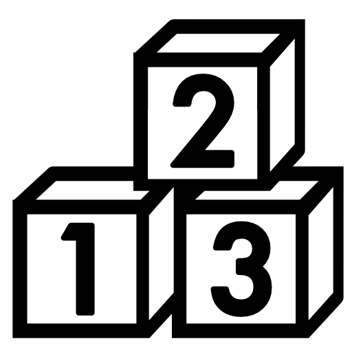 Number blocks toys