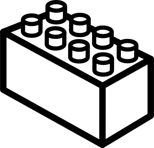 Lego 3d rectangle outline