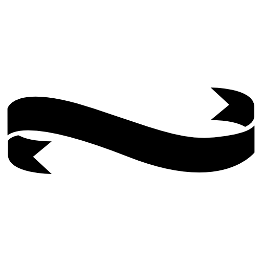 Ribbon black banner