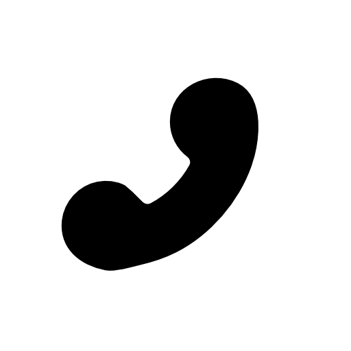 Phone auricular on black version