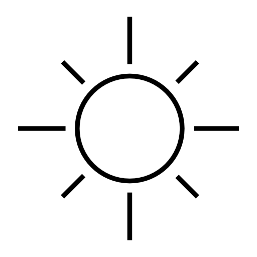 Sun outline