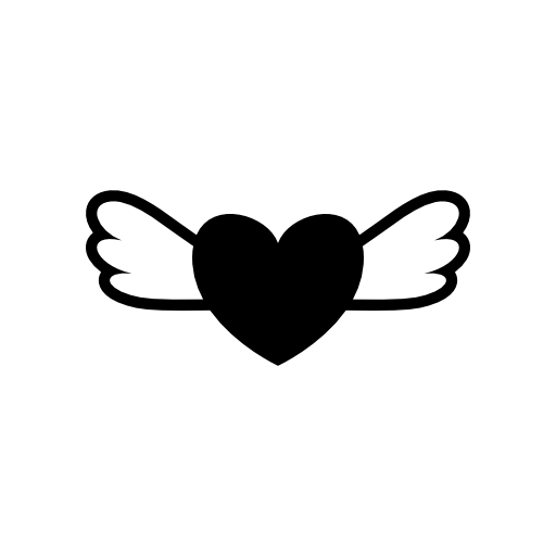 Heart with wings