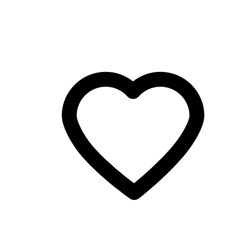 Heart shaped outline