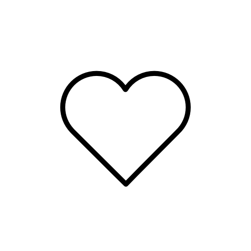 Heart shape outline