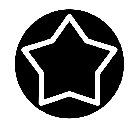 White star button