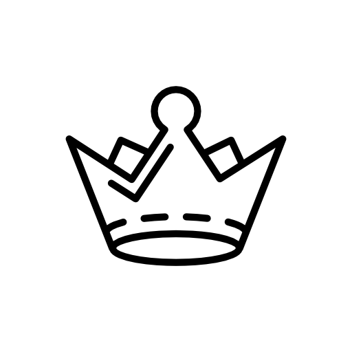 Royal crown outline