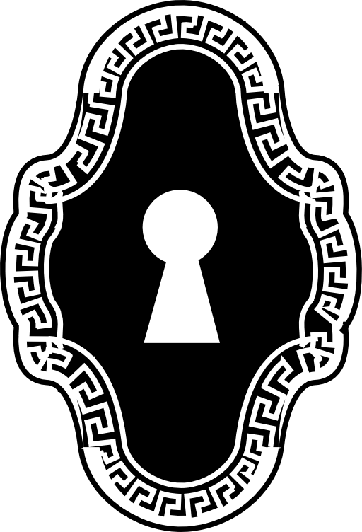 Vintage keyhole design