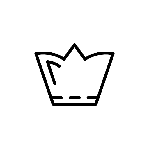 Royal crown outline of tall design