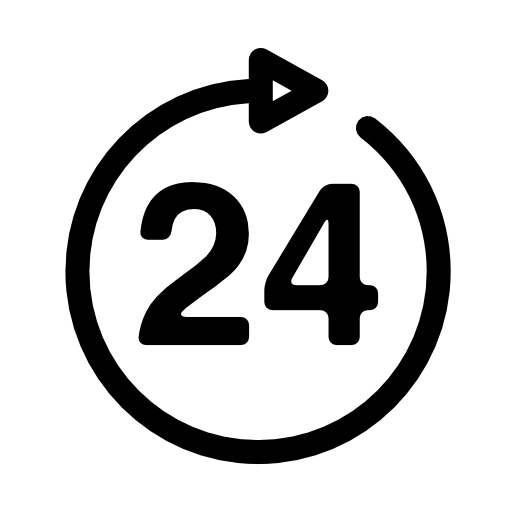 24 hours sign