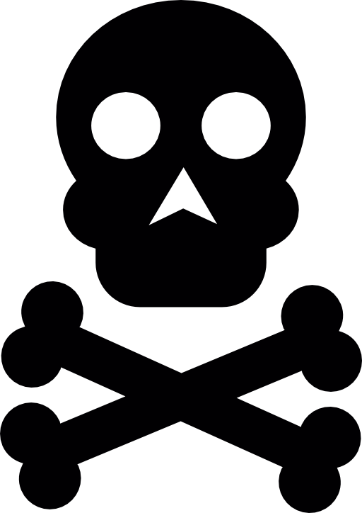 Skull and bones symbol