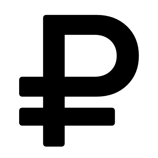 Ruble currency sign