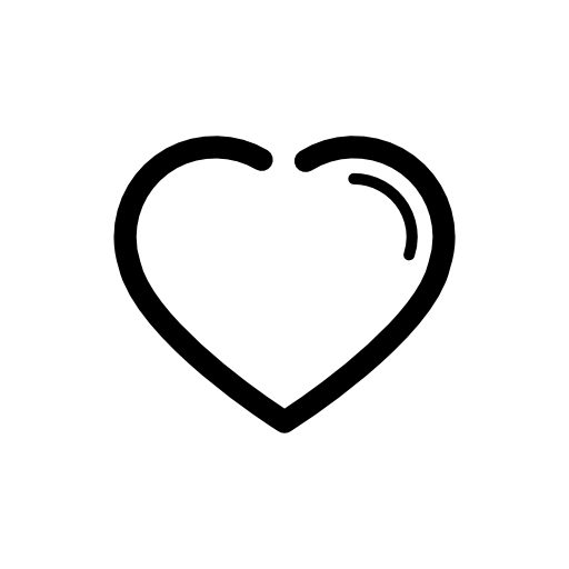 Heart outline shape