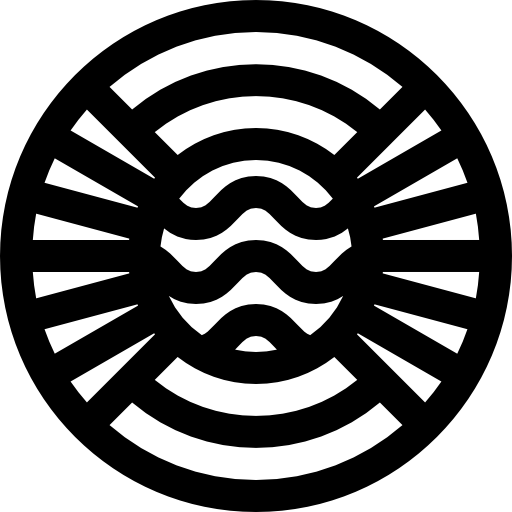 Circular art deco design