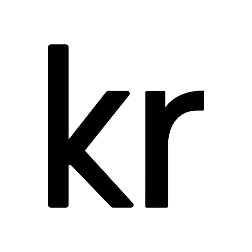 Denmark krone currency symbol