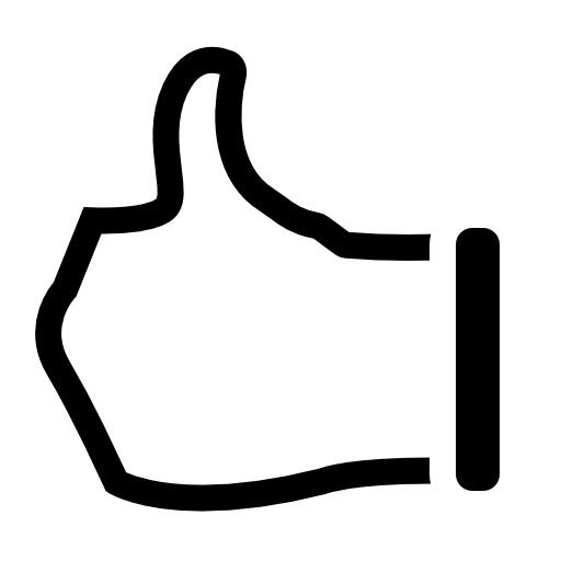 Like hand sign outline variant