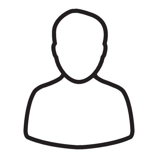 Male user silhouette