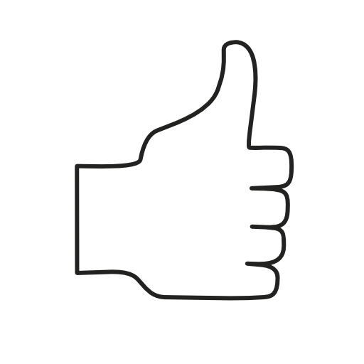 Thumbs up, like