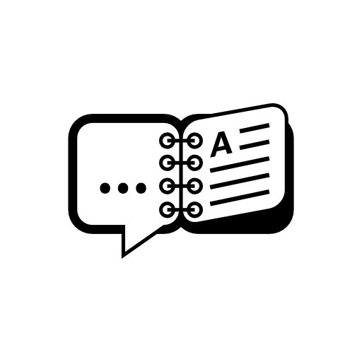 Speech bubble shaped notepad