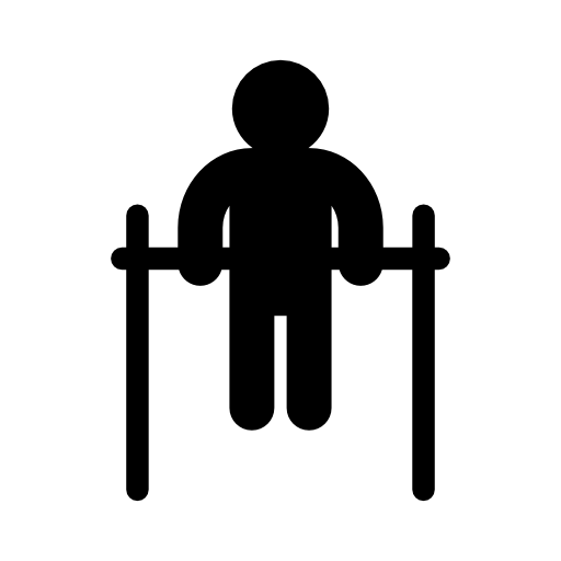 Man silhouette balancing on handbars