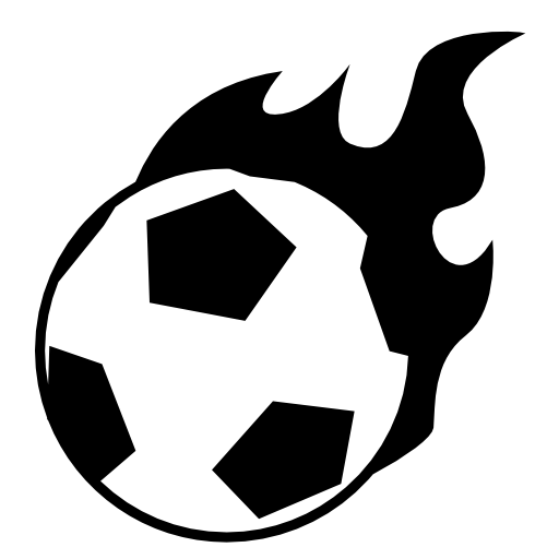 Flaming football