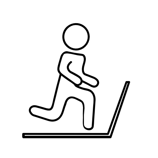 Running on a machine