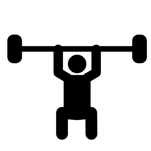 Weightlifting silhouette