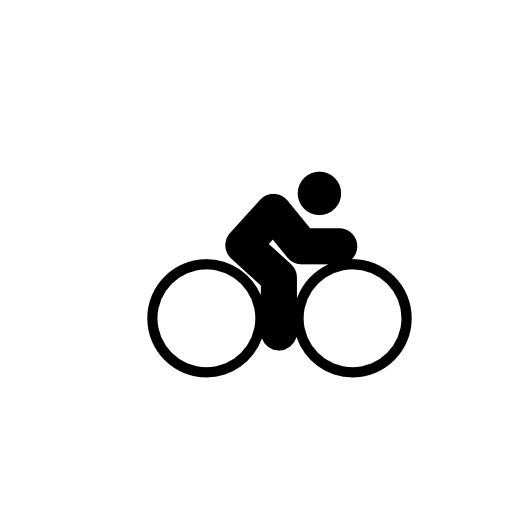 Man riding a bike