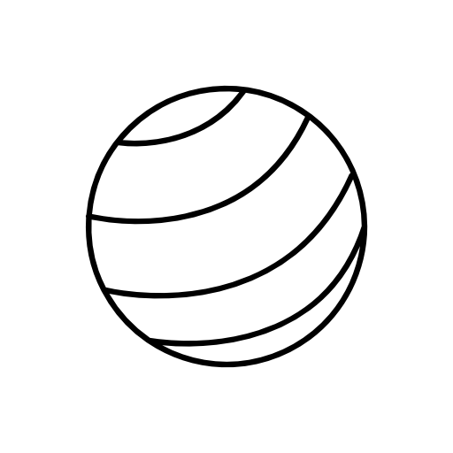 Striped ball