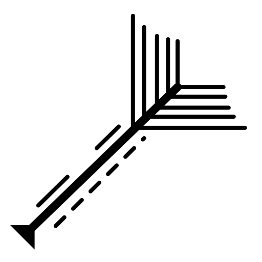 Electronic circuit design of straight lines