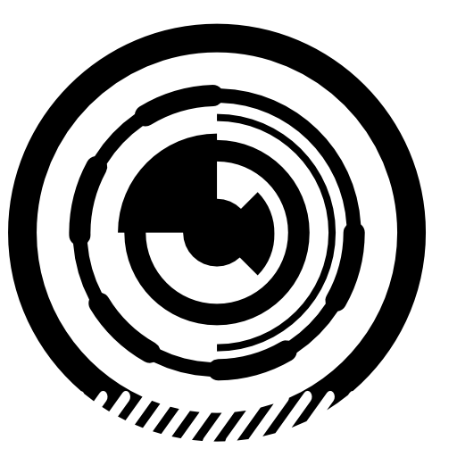 Circle of printed electronic circuit