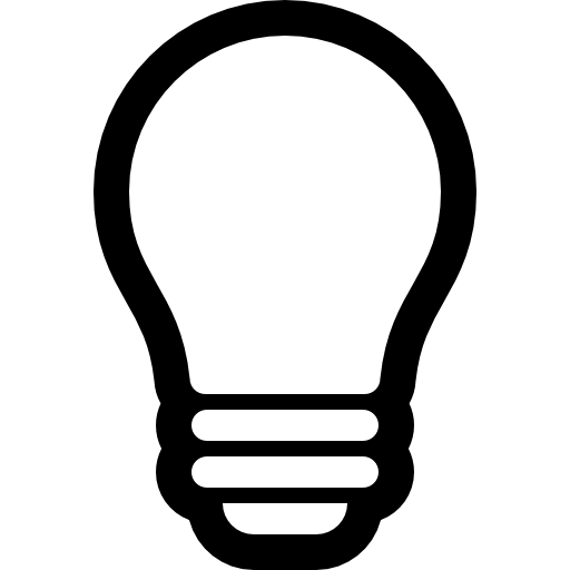 Light bulb outline