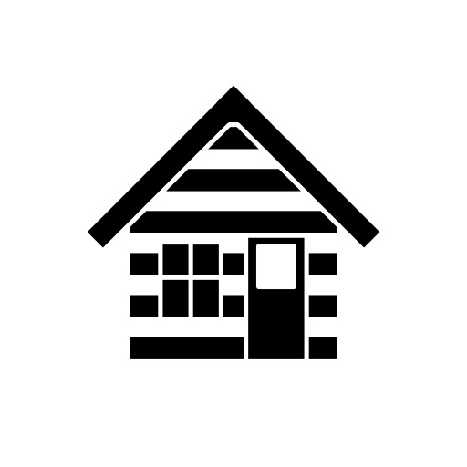 Cabin house outline