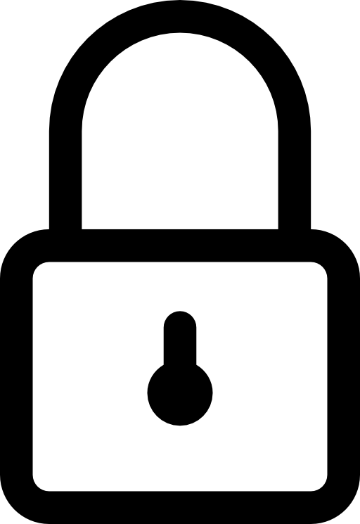 Padlock with keyhole