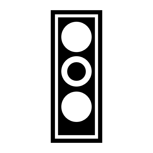 Trafficlight in yellow