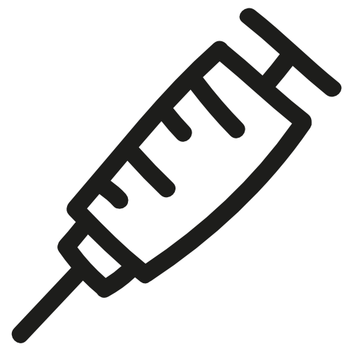 Syringe hand drawn tool