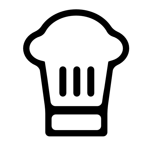 Chef toque outline