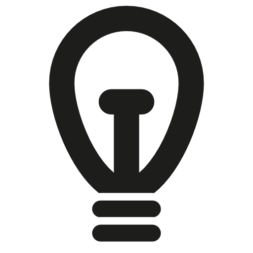 Lightbulb gross outline